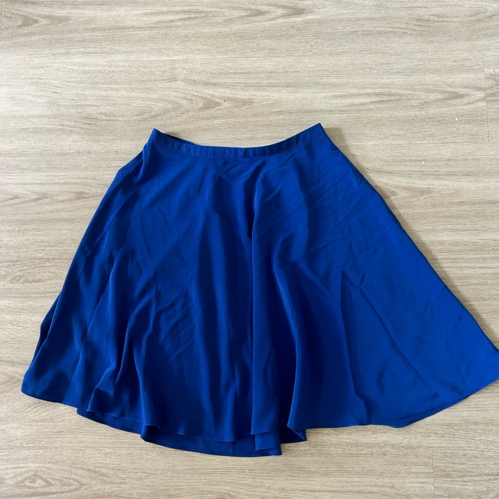 Banana Republic Royal Blue Skater Skirt